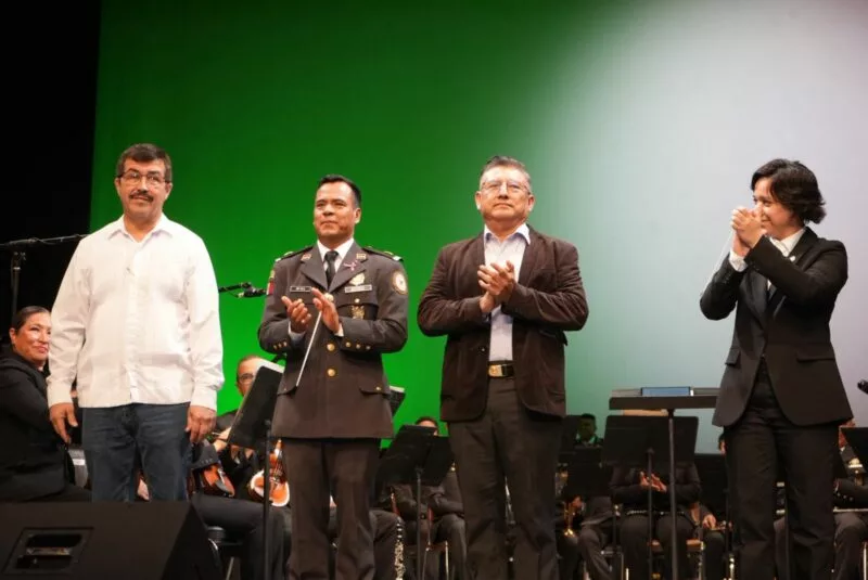Orquestas de la UAT y Guardia Nacional celebran el folclor mexicano